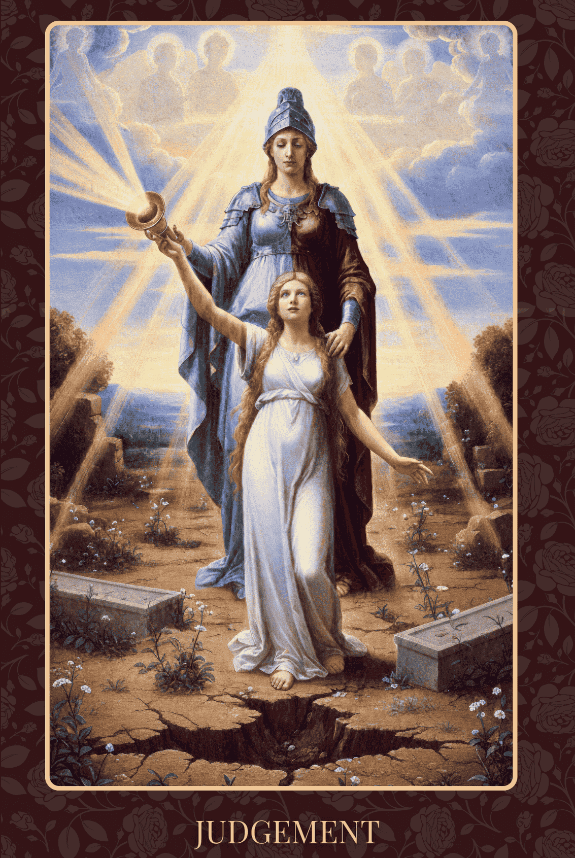 Goddess Tarot-Judgement: Awakening Athena Goddess and the Call of the Soul