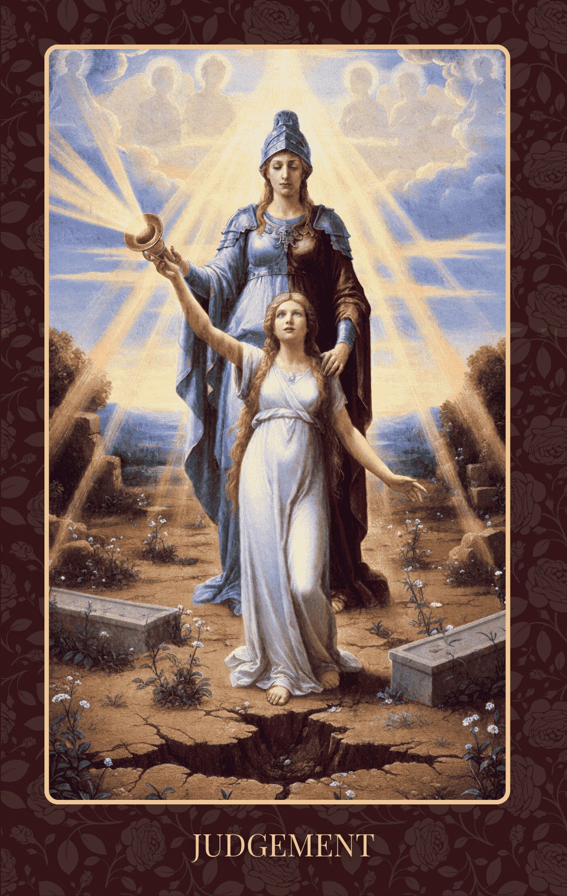 Goddess Tarot-Judgement: Awakening Athena Goddess and the Call of the Soul