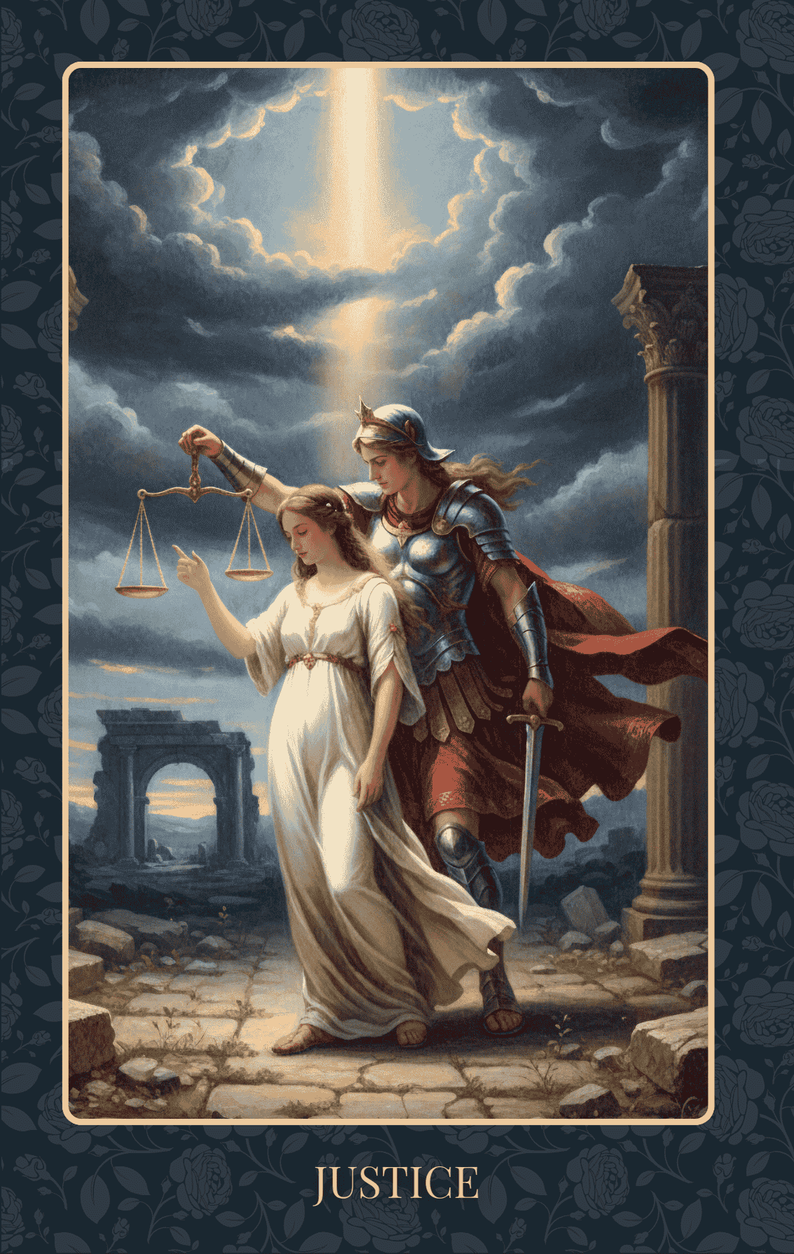 Goddess Tarot-Justice: Awakening Athena Goddess and the Power of Truth