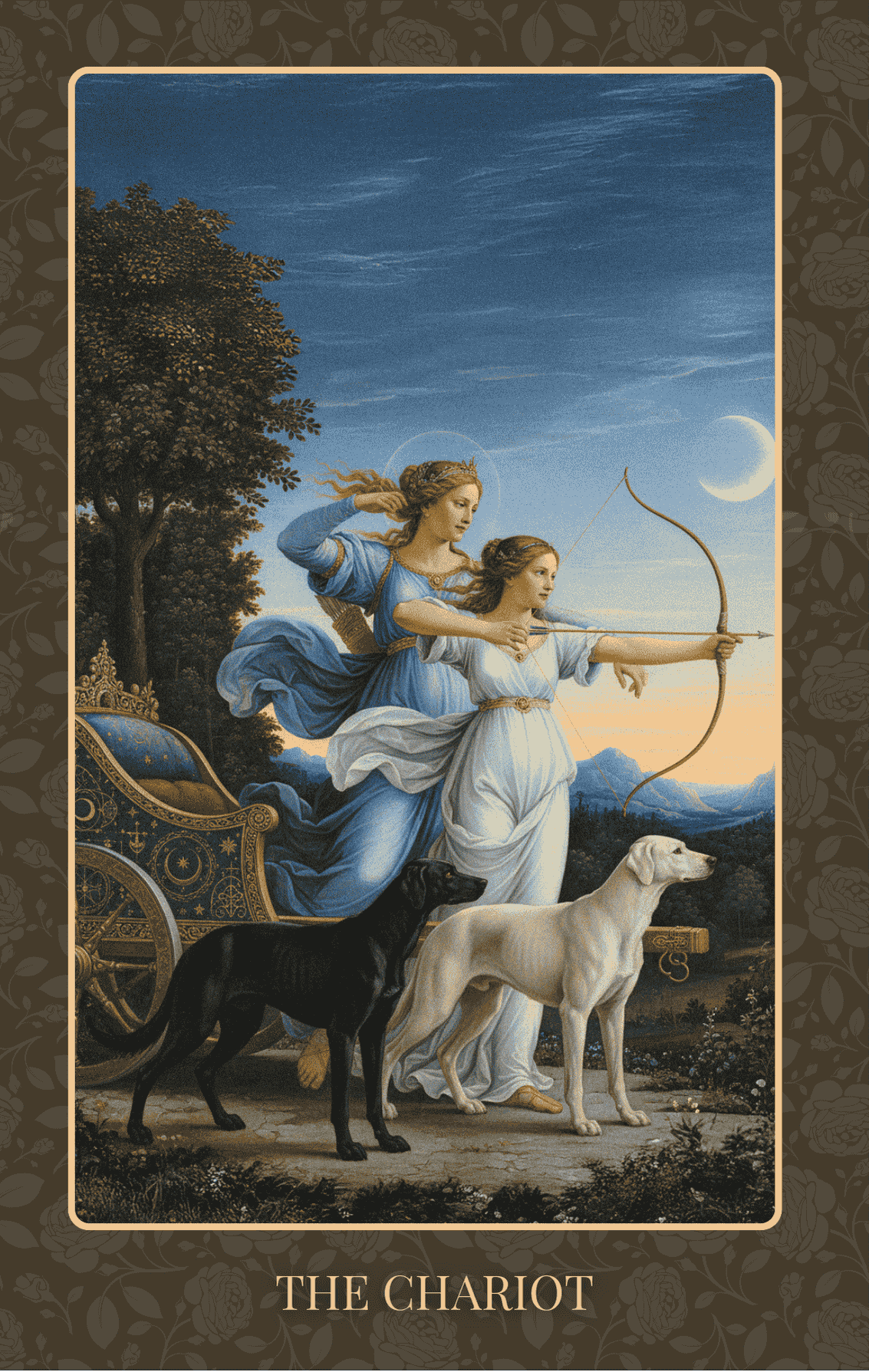 Goddess Tarot-The Chariot: Awakening Artemis Goddess and the Power of Action