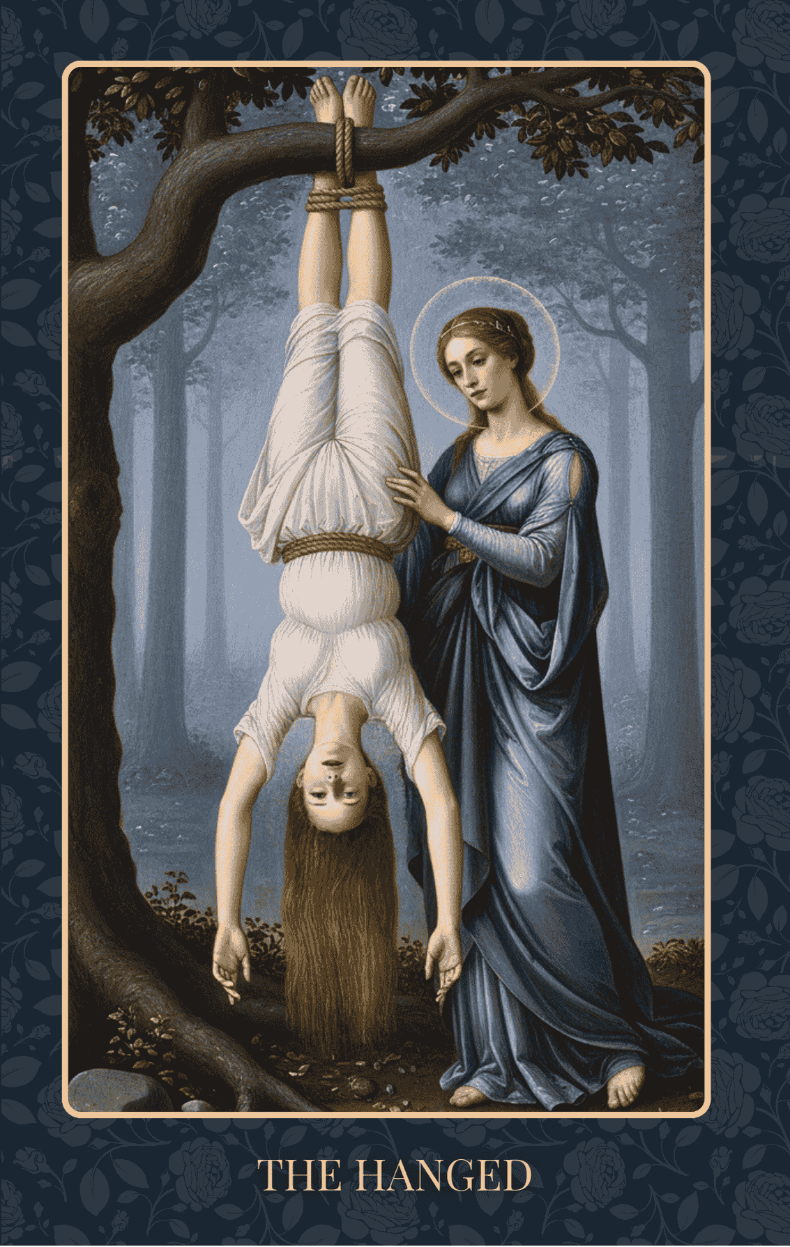 Goddess Tarot-The Hanged Man: Awakening Persephone Goddess and the Power of Surrender
