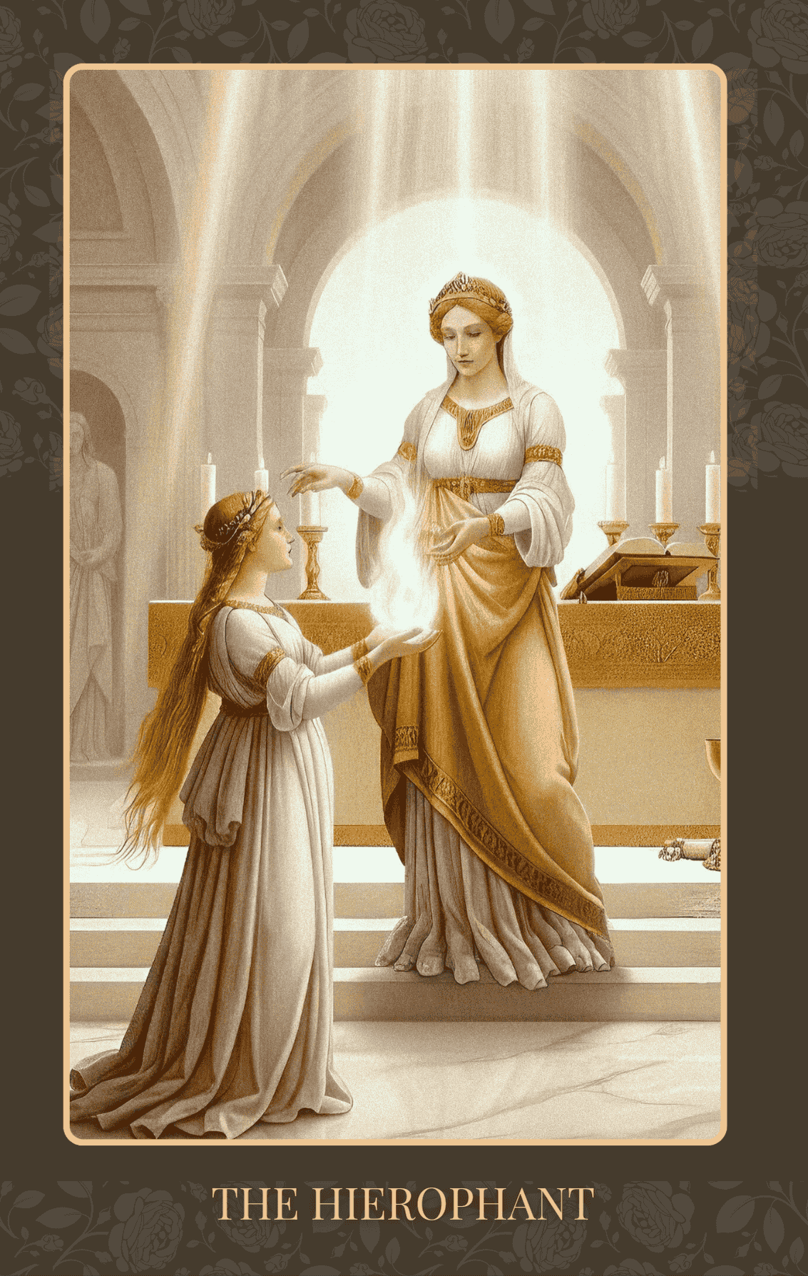 Goddess Tarot-The Hierophant: Awakening Hestia Goddess and the Power of Inner Truth