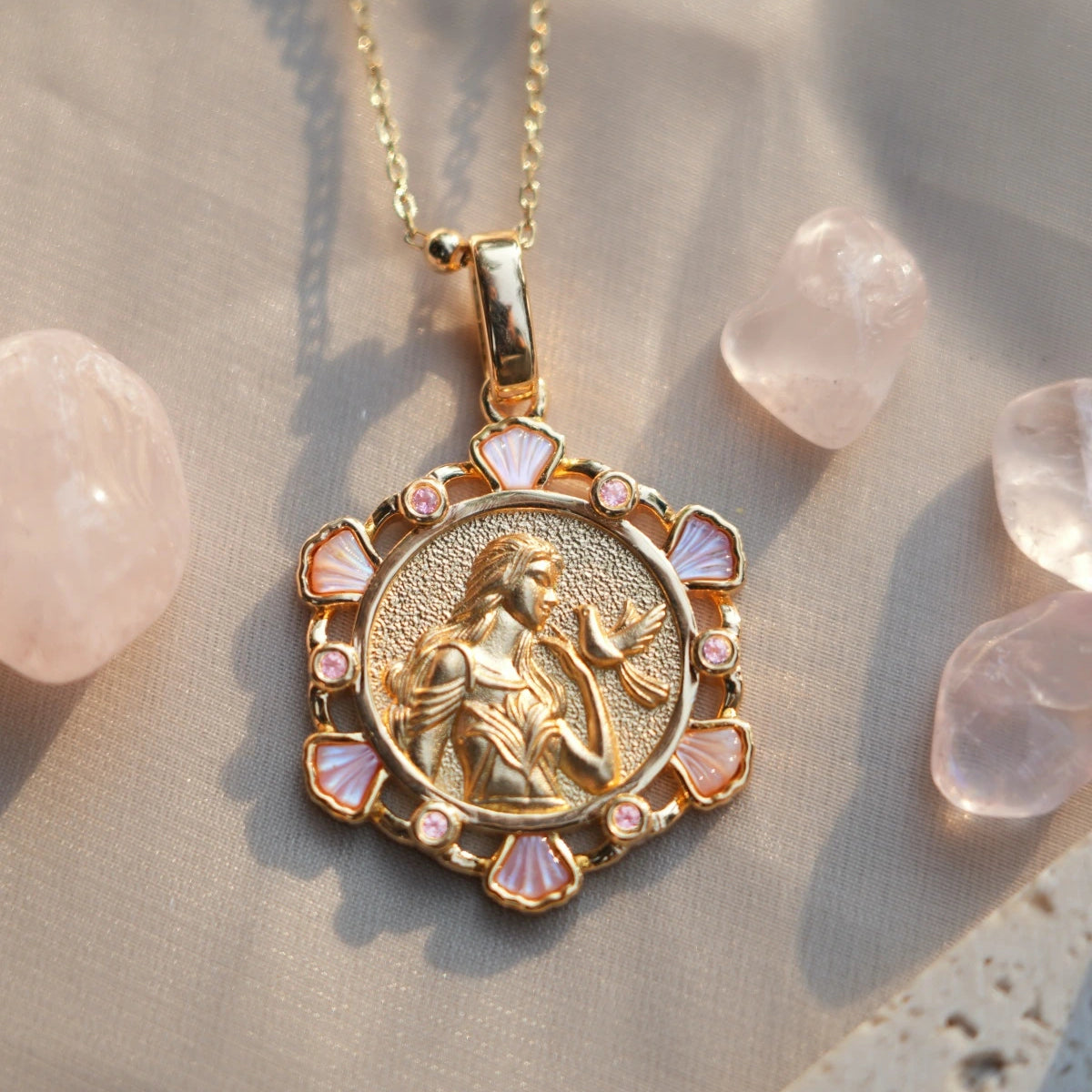 Shell Amulet Aphrodite Shell Amulet – VidaWheel: Empowered by Goddess, Shape your ...