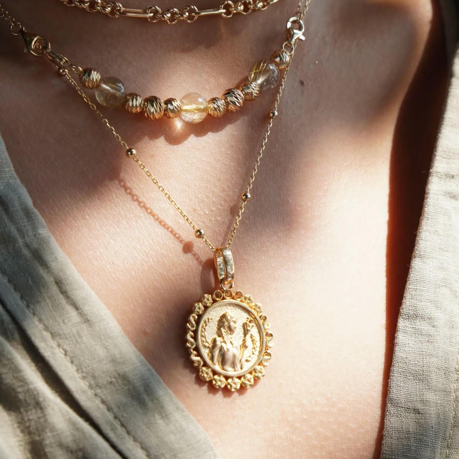 Shell Amulet Aphrodite Shell Amulet – VidaWheel: Empowered by Goddess, Shape your ...