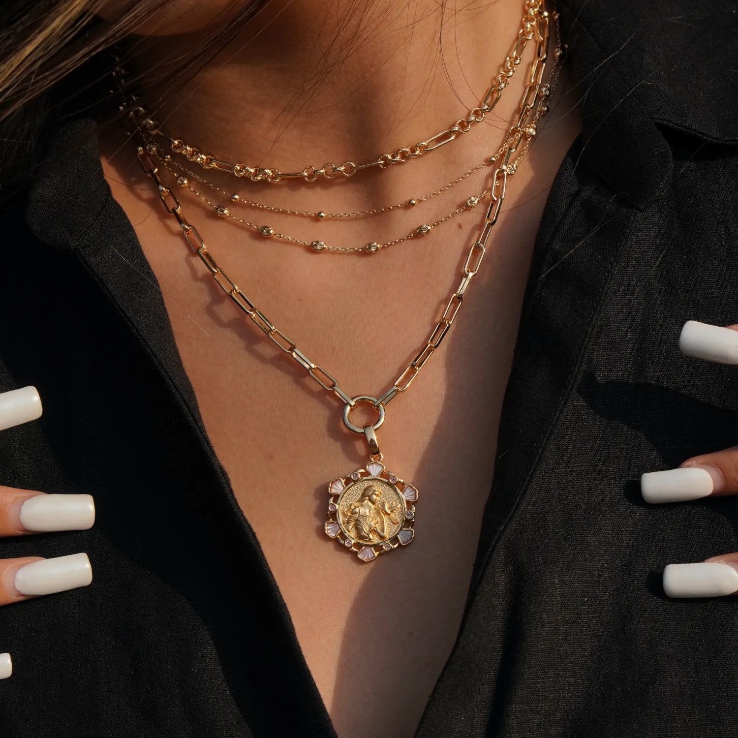 Shell Amulet Aphrodite Shell Amulet – VidaWheel: Empowered by Goddess, Shape your ...