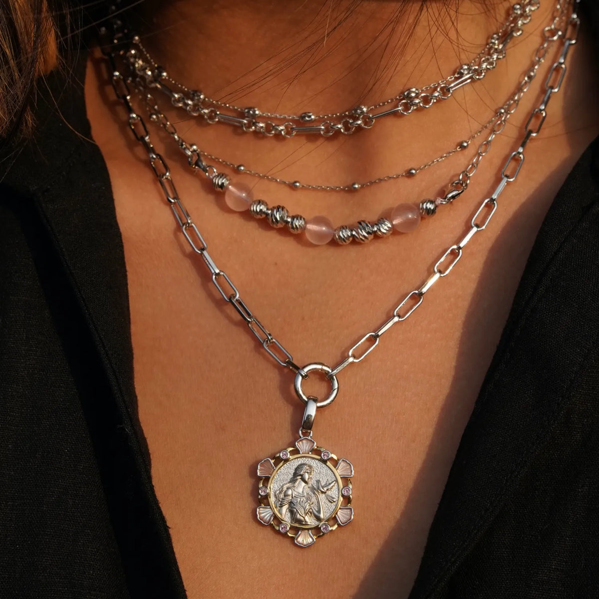 Shell Amulet Aphrodite Shell Amulet – VidaWheel: Empowered by Goddess, Shape your ...